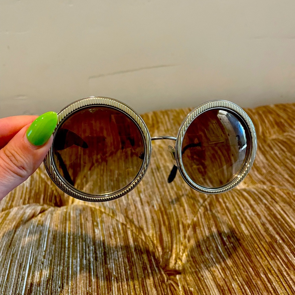 Dolce and Gabbana Sunglasses - Round / Gold - Picture 3 of 6